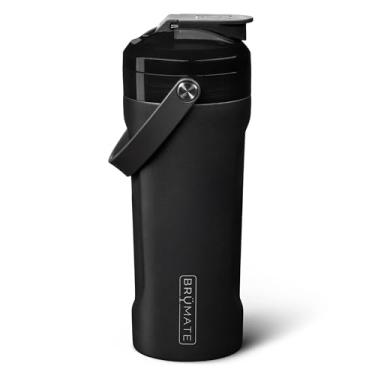 Imagem de BrüMate Coqueteleira MultiShaker | Aço inoxidável isolado 100% à prova de vazamento | Garrafa coqueteleira de proteína e pré-treino para academia | 740 ml (preto fosco)