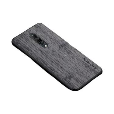 Imagem de Capa De Telefone De Couro Com Padrão De Madeira De Bambu Para Oneplus 