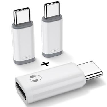 Imagem de Vcddom Pacote com 3 adaptadores de áudio USB C para Lightning com carregador Lightning para USB C para iPhone 16/16 Pro/16e/15/15 Pro Max, iPad Pro, iPad Air 6/5, MacBook, Galaxy S25/S24