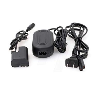 Imagem de Kit adaptador de alimentação CA de bateria falsa LP-E6 para SmallHD Canon EOS 5DS, 5DS R, 5D Mark II, 5D mkIII, 6D, 60D, 7D, 7D Mark II, 80D, BMMCC, BMMSC (DR-E6 e adaptador)