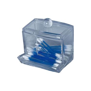 Imagem de Porta Cotonete Acrílico Organizador Banheiro Penteadeira