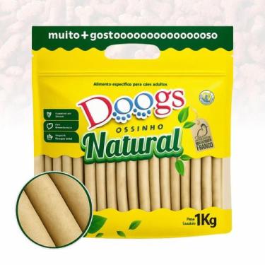 Imagem de Petisco Doogs Ossinho Natural Palito 15mm 1kg para Cães - Doogs ossinh