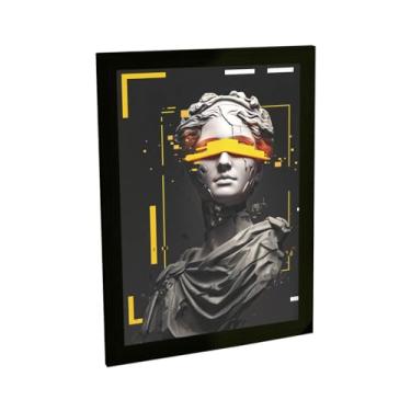 Imagem de Quadro Decorativo Estatua Grega Ilustração Grafite V2 Decoração Poster Quarto Sala