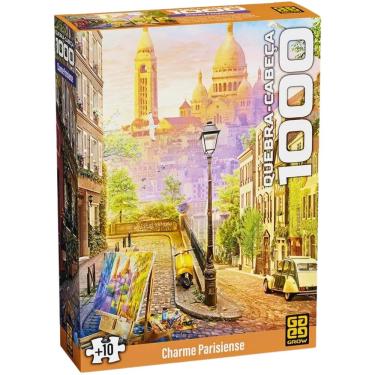 Imagem de Quebra Cabeça Puzzle 1000 Peças Charme Parisiense Grow