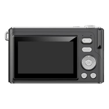 Imagem de NonMiFyR Câmera digital de brinquedo 4K para meninos e meninas, acessórios de câmera gravadora resistente para shows, viagens, estudos, gravação de vlogs, Preto