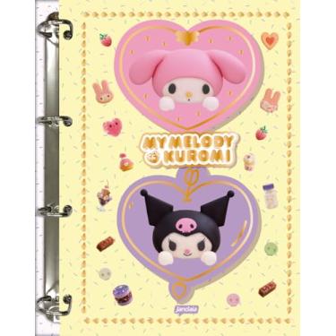 Imagem de Jandaia - Caderno Argolado Cartonado College My Melody e Kuromi 80 folhas