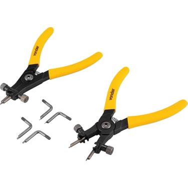 Imagem de Vonder, Jogo De Alicates Com Pontas Intercambiáveis Para Anéis De Retenção.