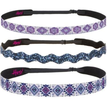 Imagem de Bandanas femininas hipsy ajustáveis, modernas, hippie, 1 pacote, azul 