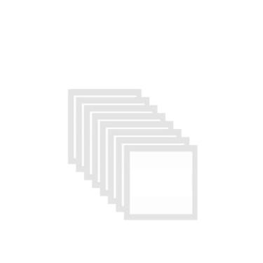 Imagem de KIT 8 Molduras 15x15 com Eucatex (MDF) Branca