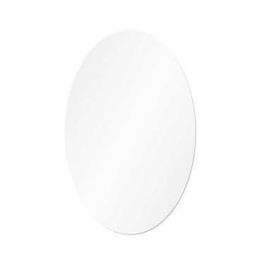 Imagem de Espelho Multiuso Lapidado Pendurador Led Branco 60X40Cm Oval