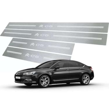 Imagem de Soleira De Porta Citroen C5 2009 Até 2012 Aço Inox