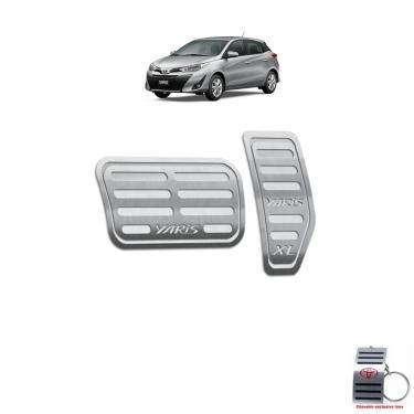 Imagem de Pedaleira Automático Inox Toyota Yaris XL 2019-2022 Prata
