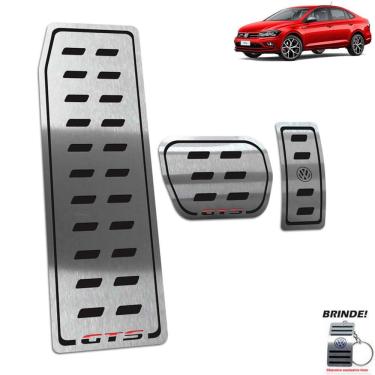 Imagem de Descanso + Pedaleira Automático gravação em preto Virtus Gts