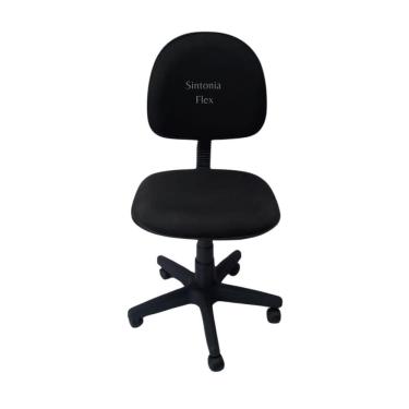 Imagem de Cadeira Executiva Giratoria Pistão A Gás Base Ferro Tecido