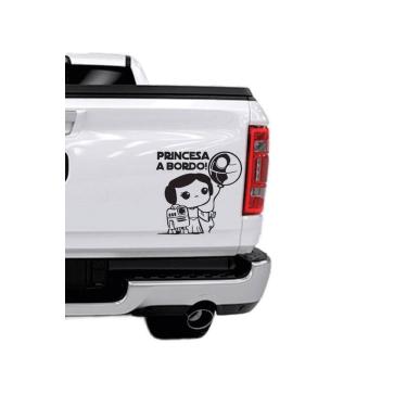Imagem de Adesivo Para Carro Princesa A Bordo