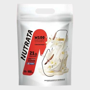 Imagem de Whey Protein Nutrata W100 Refil 900g - Nutrata Suplementos, Baunilha
