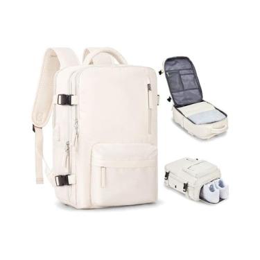 Imagem de Mochila de viagem de grande capacidade à prova d'água com porta USB - 