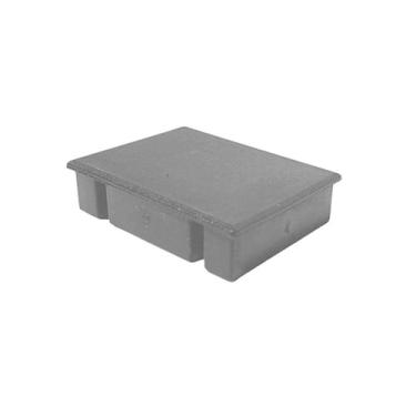 Imagem de TA 3850 - Tampa plástica para tubo alumínio 1.5x2 Preta 2un - Demarcos