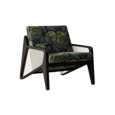 Imagem de Sofá cadeira estilo retrô design casa sofá único cadeira varanda sofá cadeira sala de estar cadeira reclinável cadeira preguiçosa sofá sala de estar