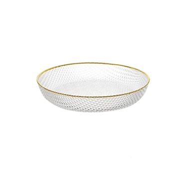 Imagem de Bandeja de servir, bandeja de vidro, bandeja decorativa para mesa de café, resistente a derramamentos, bandeja de bancada, cômoda de cozinha, bandeja de servir de festa, bandejas de servir para