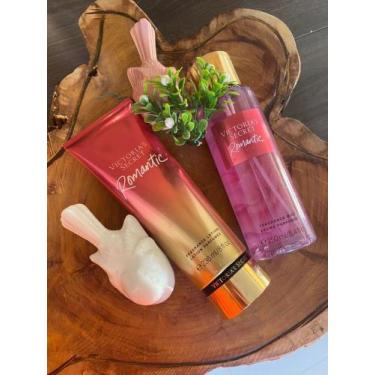 Imagem de Kit victoria secret romantic creme hidratante e colonia body ...