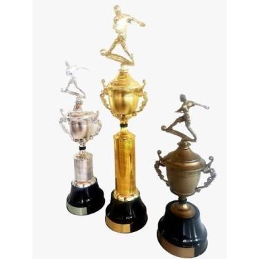 Imagem de Trofeu Primeiro - Segundo - Terceiro Original Destacado Novo - Brasil 