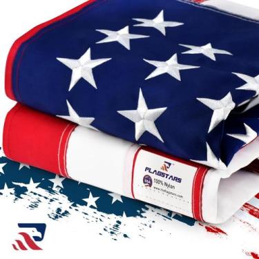 Imagem de Bandeira irbrisu, bandeira americana, 61x91 cm, nylon pesado