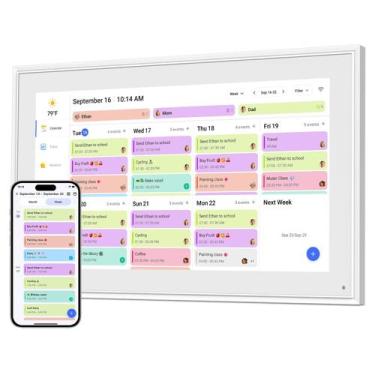 Imagem de Calendário digital Canupdog 15,6" IPS HD Touchscreen 2025