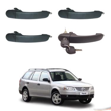 Imagem de Kit 4 Maçanetas Externas Snake Key Gol Parati 99 a 14 4 Ptas