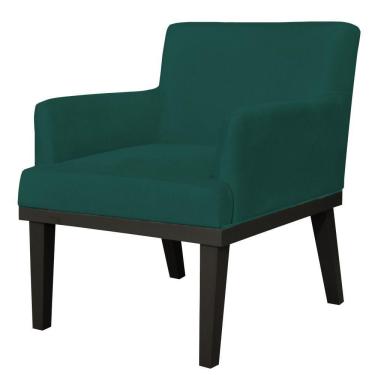 Imagem de Poltrona Decorativa Para Sala de Estar e Recepção Beatriz W01 Verde Musgo - Lyam Decor