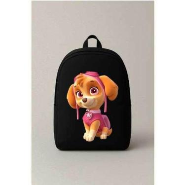 Imagem de Mochila Escolar Estampada Cachorrinha Bombeira Fofa Bolsa Ideal Para P