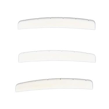 Imagem de LiebeWH Substituição de Porca de Guitarra Elétrica, Material ósseo, Design Pré-slotted, Melhora o Tom, Tamanho Compacto para Guitarras Telecaster