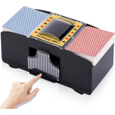 Imagem de Embaralhador de Cartas, Um Baralhador de Cartas Adequado para 1-2 Baralhos, Ideal para Entretenimento Doméstico e Viagens