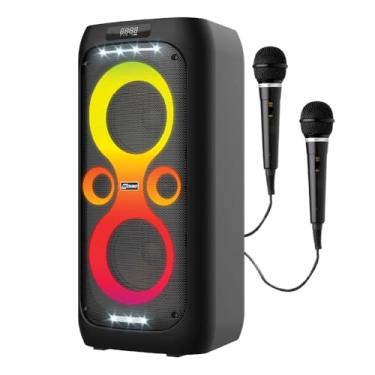 Imagem de Caixa de Som Ssound Vegas 2 Portatil Preto LED Bluetooth TWS 700w-2 Mic