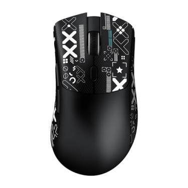Imagem de Mouse ATTACK SHARK R1 59g SUPERLIGHT, sensor para jogos PixArt PAW3311, mouse para jogos sem fio/com fio BT/2.4G, 6 DPIs ajustáveis ​​até 18.000, bateria de 65 horas