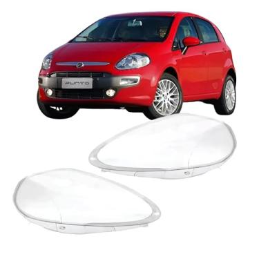 Imagem de Par Lente Farol Punto 2012 2013 2014 2015 2016 2017 Cristal