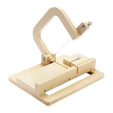 Imagem de KiBcsLic Máquina de corte de sabão, suprimentos para fabricação de queijo, manteiga multiuso, chocolate, pão, profissional, espessura ajustável, faça você