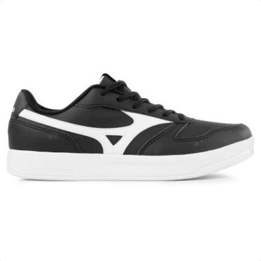 Imagem de Tênis Mizuno Street Wind Unissex, 40, Preto, Branco