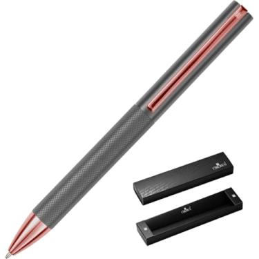 Imagem de Caneta Esferográfica, Crown, Athenas, Esfera Fumê, Clipe Rose