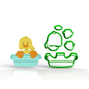 Imagem de Cortador Patinho Na Banheira (Pato) Modular 7 Cm