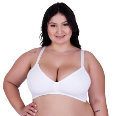 Imagem de Sutiã Plus Size sem Bojo Reforçado Sustentação Resistente Josi - NAKA 