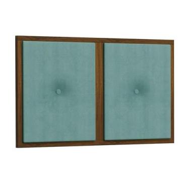Imagem de Painel Cabeceira Box Solteiro 0,90 Detalhe Madeira Suede - Comprar Móv