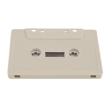 Imagem de Cryfokt Fita Cassete Em Branco Com Som Premium de 45 Minutos para Gravação de Música, Versátil e Conveniente, Estojo Transparente, (Cinza)