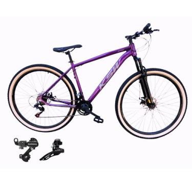 Imagem de Bicicleta Ksw Xlt Aro 29 21v Freios Mecanico Cambios Dainteiro e Trase