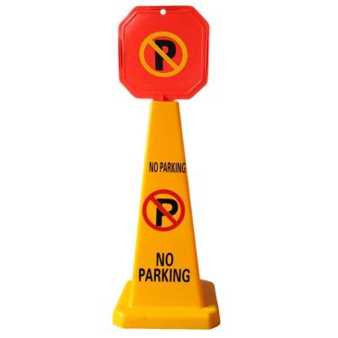 Imagem de Cone Estacionamento Sinalizaçao Viaria Obra Estrada Avenida Rua Vaga Area Restrita Proibido Estacionar Isolamento