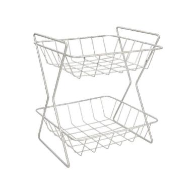 Imagem de Fruteira De Mesa Fm105 Acabamento Em Pó Epoxi Branco