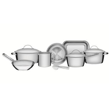 Imagem de Jogo De Panelas 7 Peças Allegra Inox Com Pegador Tramontina