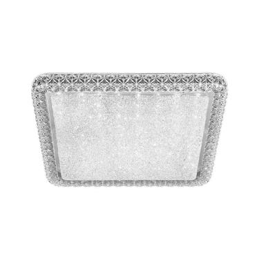 Imagem de Plafon Led Blumenau Shine Pontilhado De Sobrepor Com Ajuste De Cor 24w Bivolt Translúcido