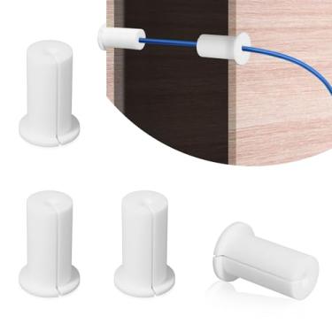 Imagem de Kit de roteamento de 4 peças para Starlink orifício de parede de 2,5 cm, acessórios de montagem de buchas de alimentação de silicone, clipes de roteamento, ilhós de parede para Starlink Ethernet