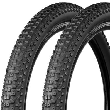 Imagem de Pneu de bicicleta dobrável de 60 x 6 cm para E-MTB/Fat Bike/City Bike (2 pneus, 70 x 6 cm)